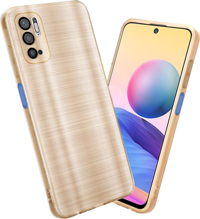 Actual product image Cadorabo Case for Xiaomi RedMi NOTE 10 5G / POCO M3 PRO 5G in TPU Brushed Camera Protector LM160 Style (Xiaomi Poco M3 Pro 5G, Xiaomi Redmi Note 10 5G)