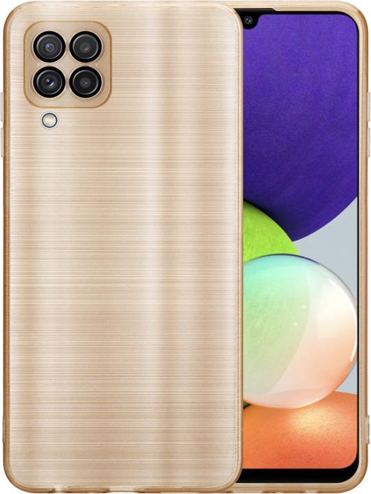 Image du produit Cadorabo Housse pour Samsung Galaxy A22 4G en TPU brossé Protection caméra style LM160 (Samsung Galaxy A22)
