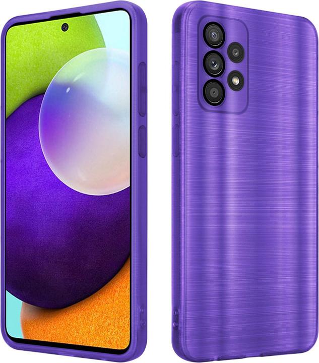 Produktbild Cadorabo Hülle für Samsung Galaxy A52 (4G / 5G) / A52s im TPU Brushed Kameraschutz LM160 Style (Samsung Galaxy A52, Samsung Galaxy A52 5G, Samsung Galaxy A52s 5G)