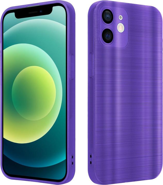 Actual product image Cadorabo Case for Apple iPhone 12 MINI in TPU Brushed Camera Protection LM160 Style (Apple iPhone 12 mini)