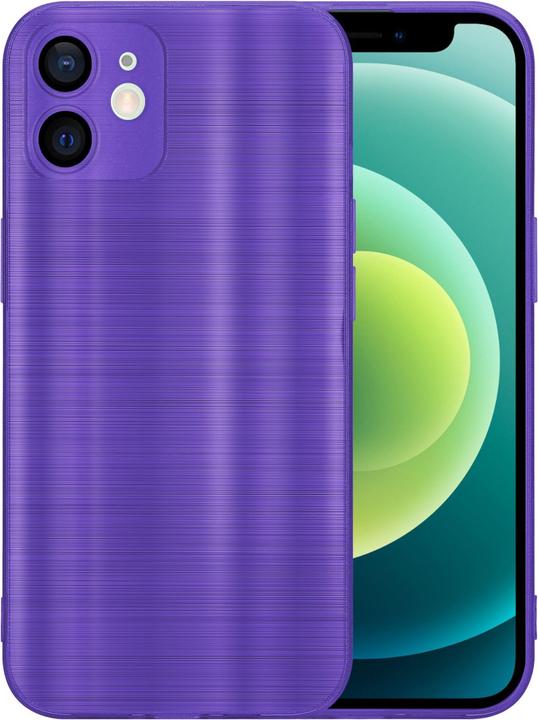 Actual product image Cadorabo Case for Apple iPhone 12 MINI in TPU Brushed Camera Protection LM160 Style (Apple iPhone 12 mini)