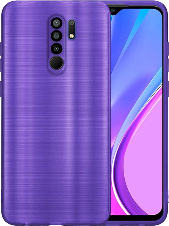 Image du produit Cadorabo Housse pour Xiaomi RedMi 9 en TPU brossé Protection caméra style LM160 (Xiaomi Redmi 9)