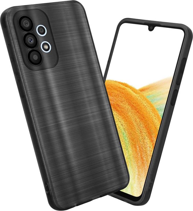 Produktbild Cadorabo Hülle für Samsung Galaxy A33 5G im TPU Brushed Kameraschutz LM160 Style (Samsung Galaxy A33 5G)