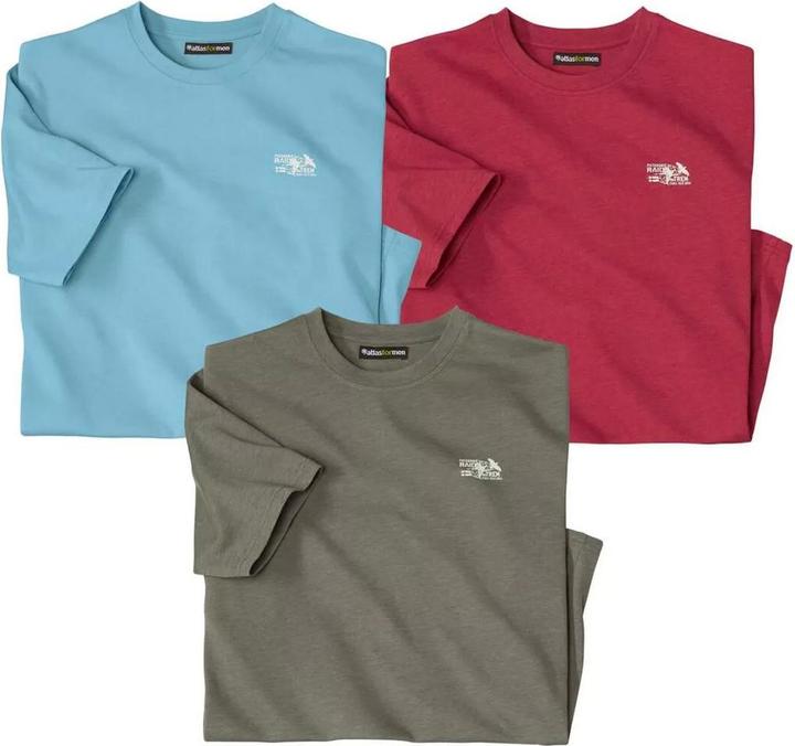 Produktbild Atlas For Men TShirt Rundhalsausschnitt (3erPack) (M)