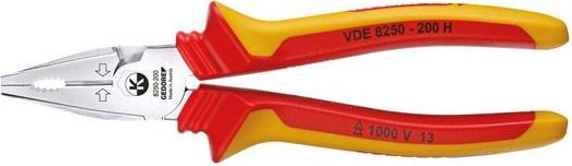 Produktbild Gedore VDE 8250-200 H VDE-Kraft-Kombinationszange mit Hüllenisolierung 200 mm (200 mm)