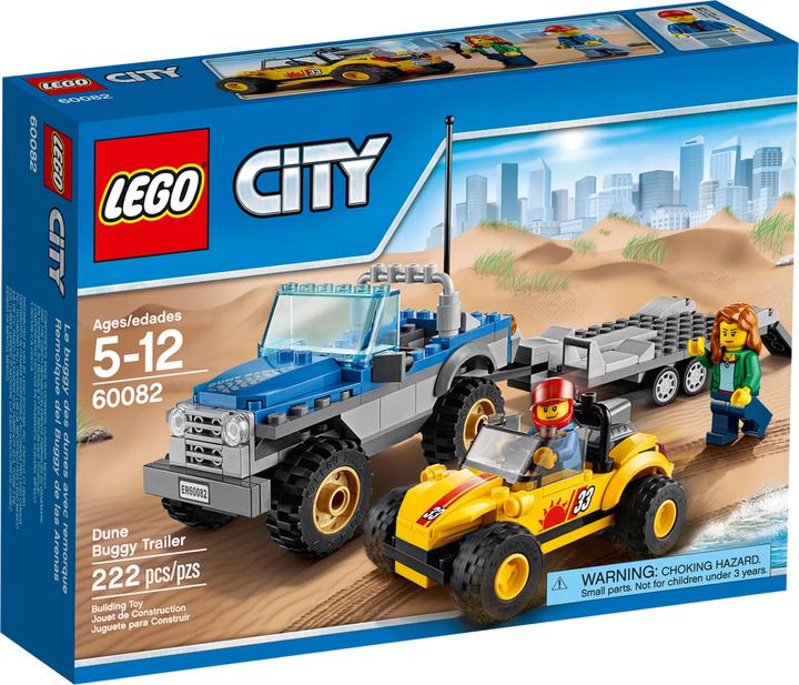Produktbild LEGO Strandbuggy mit Allrad Geländetransporter (60082, LEGO City)