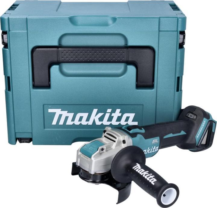 Produktbild Makita DGA 521 ZX1J Akku Winkelschleifer 18 V 125 mm X-LOCK Brushless + Makpac - ohne Akku, ohne La (125 mm)