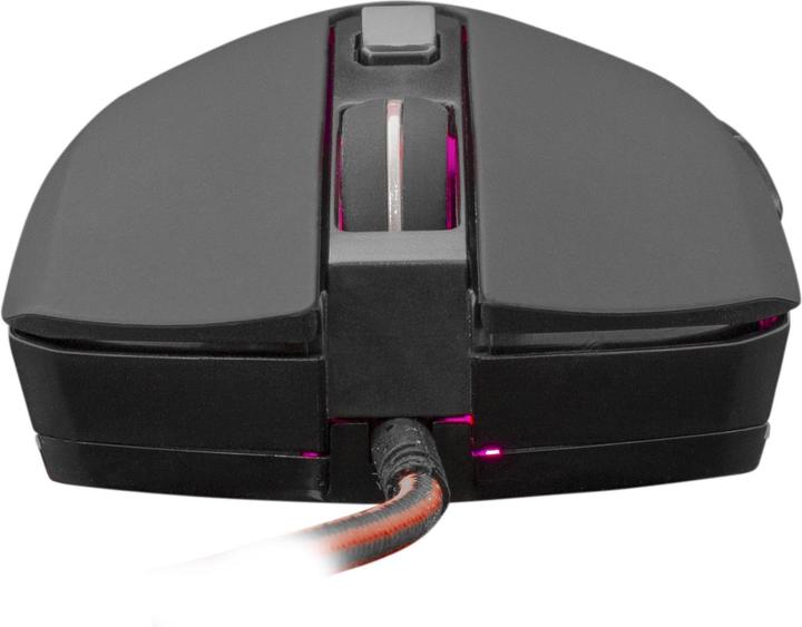 Actual product image Gaming mouse Shark Cyrus with backlight, Black (Cable)