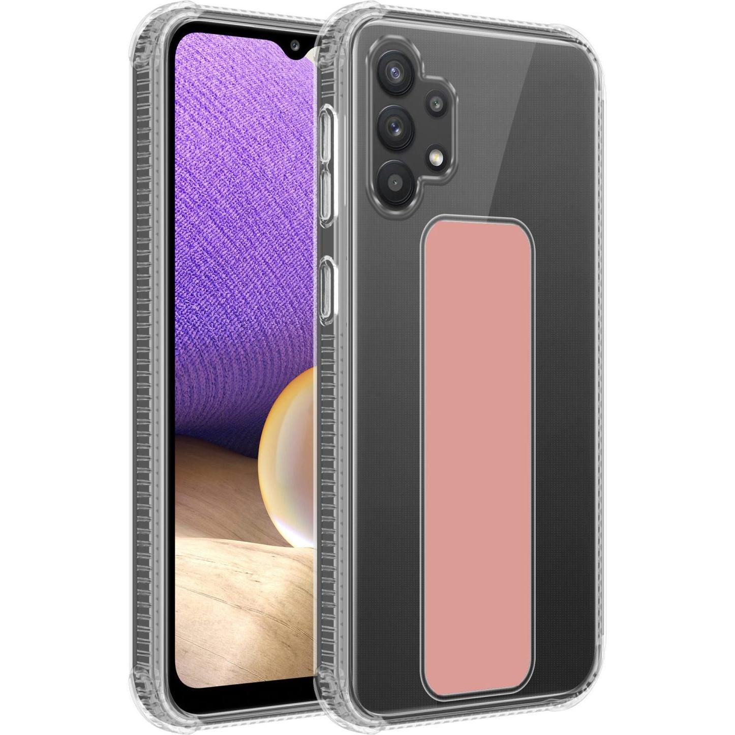 Cadorabo Hülle für Samsung Galaxy A32 5G im TPU mit Halterung LM167 Style (Samsung Galaxy A32 5G), Smartphone Hülle, Ros...
