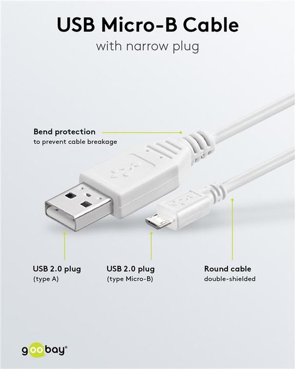 Actual product image Goobay USB 2.0 Hi-Speed (0.60 m, USB 2.0)