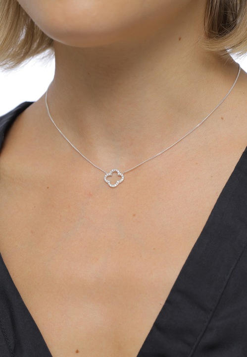 Produktbild Elli Kleeblatt (Zirkonia, 925er Sterling Silber, 50 cm)