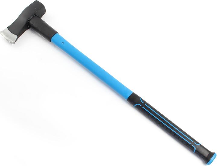 Actual product image XPOtool Axe 2.7kg Fibreglass Handle 910mm Wood Log Hatchet Splitting Axe Carbon Steel Blade