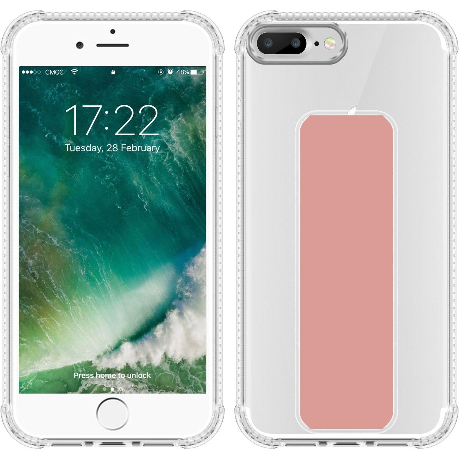 Thumbnail - Cadorabo Hülle für Apple iPhone 7 PLUS / 7S PLUS / 8 PLUS im TPU mit Halterung LM167 Style (Apple iPhone 7 Plus), Smartp...