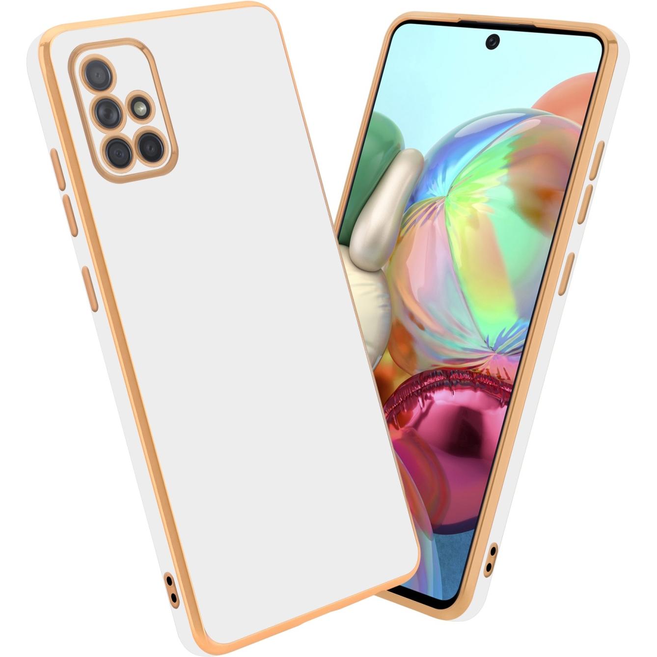 Cadorabo Hülle für Samsung Galaxy A51 4G / M40s im TPU mit Kameraschutz LM130 Style (Samsung Galaxy M40s), Smartphone Hü...