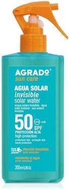 Actual product image Agrado Invisible Sun Water SPF 50 Instant Absorption Waterproof 200ml (Sun spray, SPF 50, 200 ml, 0.20 g)