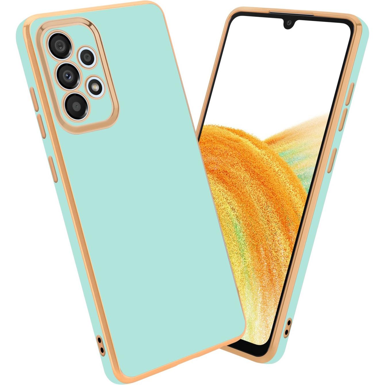 Cadorabo Hülle für Samsung Galaxy A33 5G im TPU mit Kameraschutz LM130 Style (Samsung Galaxy A33 5G), Smartphone Hülle, ...