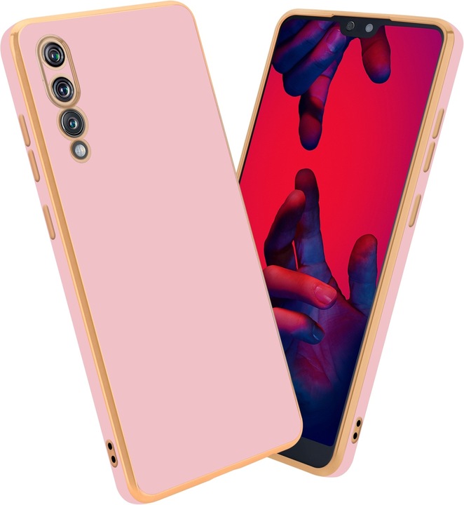 Actual product image Cadorabo Case for Huawei P20 PRO / P20 PLUS in TPU with camera protection LM130 Style (Huawei P20 Pro, Huawei P20 Plus)
