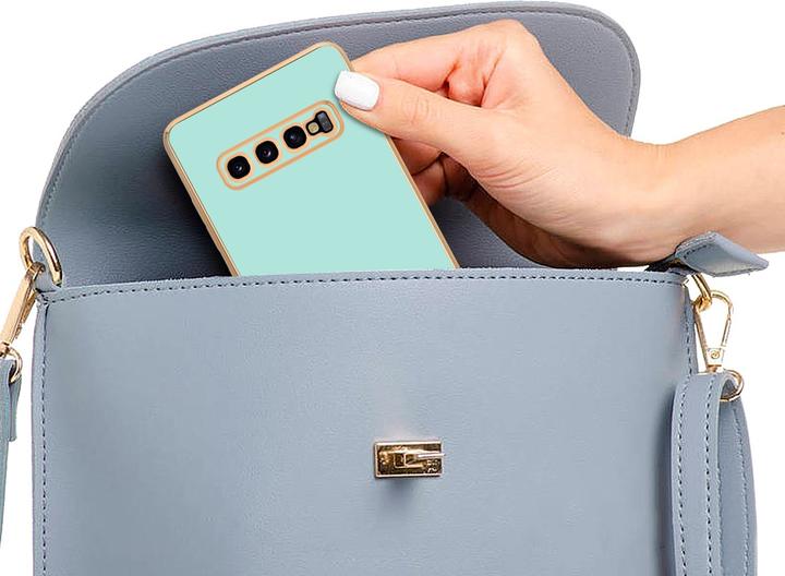 Produktbild Cadorabo Hülle für Samsung Galaxy S10 PLUS im TPU mit Kameraschutz LM130 Style (Samsung Galaxy S10+)