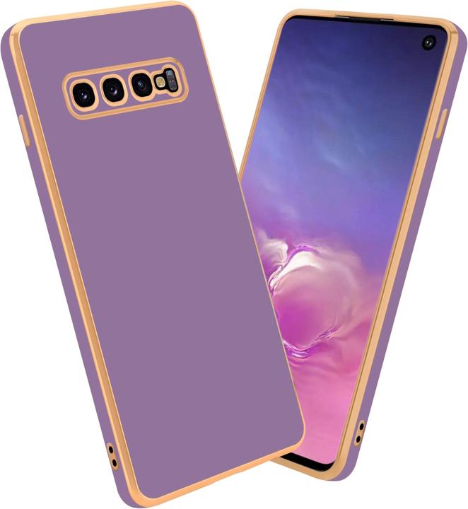 Produktbild Cadorabo Hülle für Samsung Galaxy S10 PLUS im TPU mit Kameraschutz LM130 Style (Samsung Galaxy S10+)