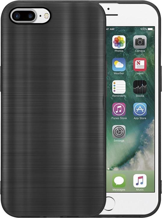 Actual product image Cadorabo Case for Apple iPhone 7 PLUS / 7S PLUS / 8 PLUS in TPU Brushed Camera Protection LM160 Style (Apple iPhone 7 Plus, Apple iPhone 7s Plus)