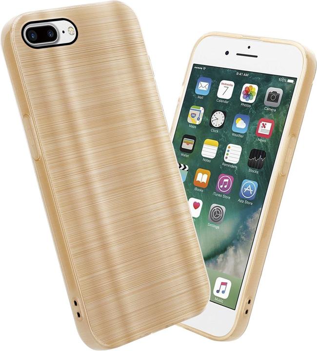 Actual product image Cadorabo Case for Apple iPhone 7 PLUS / 7S PLUS / 8 PLUS in TPU Brushed Camera Protection LM160 Style (Apple iPhone 7 Plus, Apple iPhone 7s Plus)