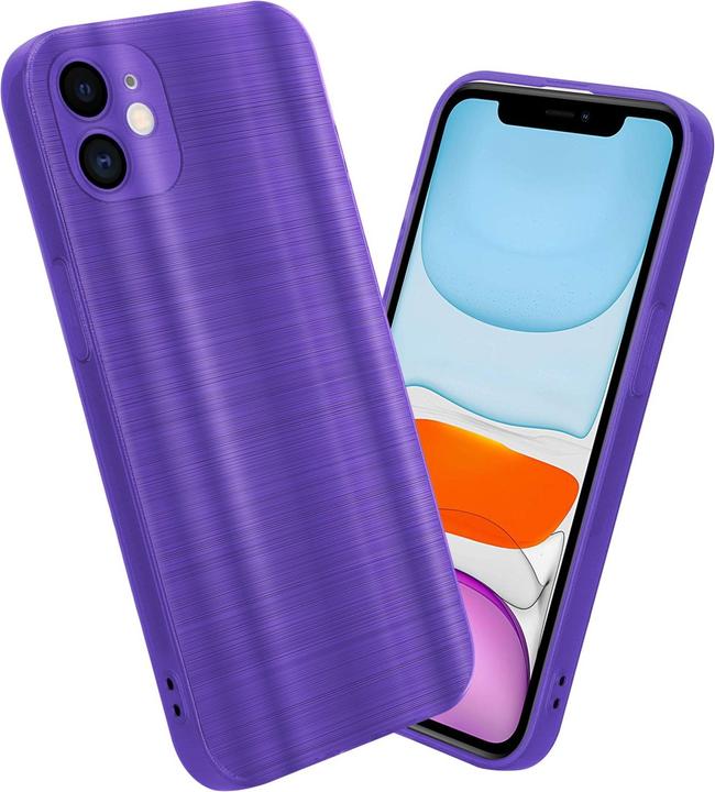 Actual product image Cadorabo Case for Apple iPhone 11 in TPU Brushed Camera Protection LM160 Style (Apple iPhone 11)