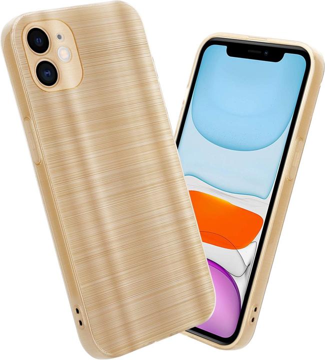 Actual product image Cadorabo Case for Apple iPhone 11 in TPU Brushed Camera Protection LM160 Style (Apple iPhone 11)