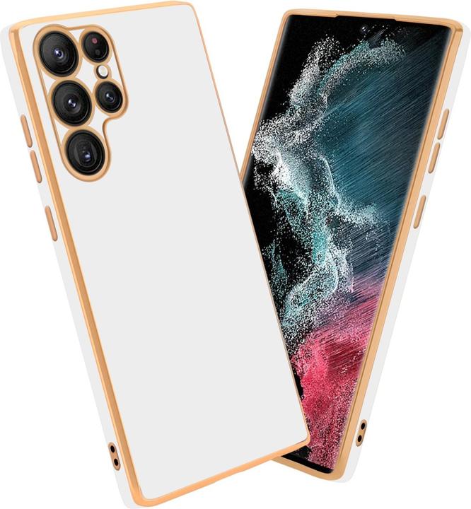 Cadorabo Hülle für Samsung Galaxy S22 ULTRA im TPU mit Kameraschutz LM130 Style (Samsung Galaxy S22 Ultra)