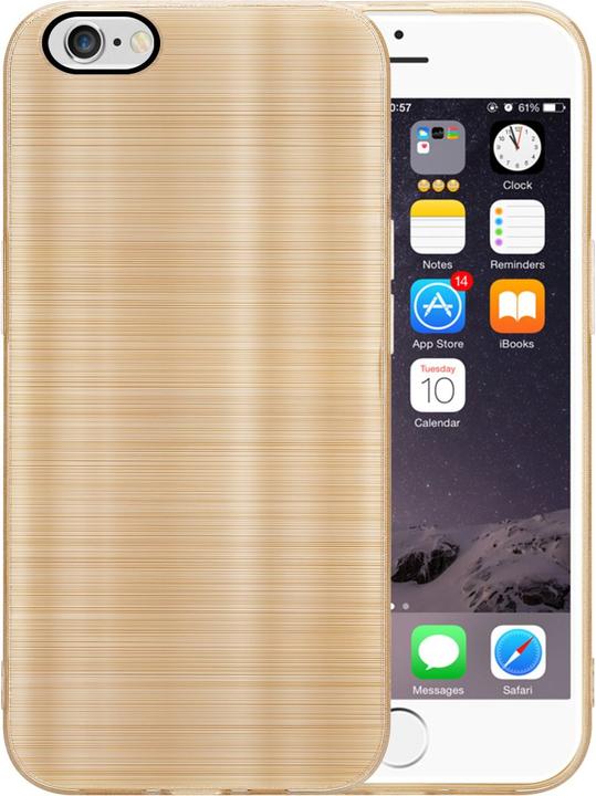 Actual product image Cadorabo Case for Apple iPhone 6 / 6S in TPU Brushed Camera Protection LM160 Style (Apple iPhone 6)