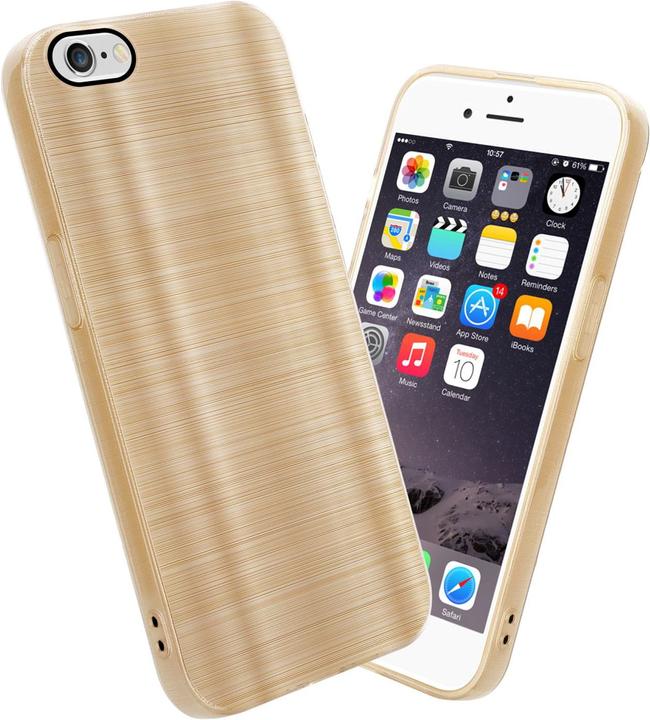 Actual product image Cadorabo Case for Apple iPhone 6 / 6S in TPU Brushed Camera Protection LM160 Style (Apple iPhone 6)