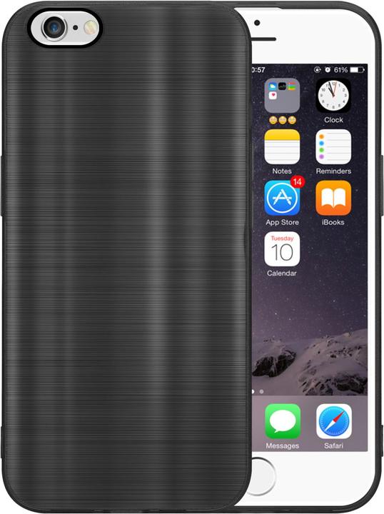 Actual product image Cadorabo Case for Apple iPhone 6 / 6S in TPU Brushed Camera Protection LM160 Style (Apple iPhone 6)