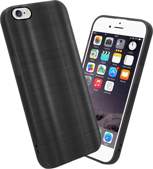 Actual product image Cadorabo Case for Apple iPhone 6 / 6S in TPU Brushed Camera Protection LM160 Style (Apple iPhone 6)