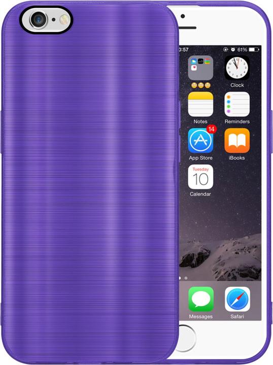 Actual product image Cadorabo Case for Apple iPhone 6 / 6S in TPU Brushed Camera Protection LM160 Style (Apple iPhone 6)
