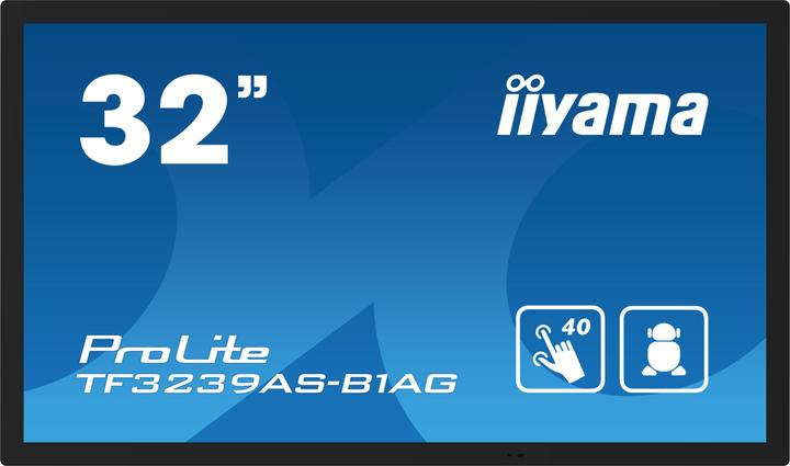 iiyama 80cm (31.5") TF3239AS-B1AG 16:9 M-Touch 2xHDMI+DP (1920 x 1080 pixels, 31.50")