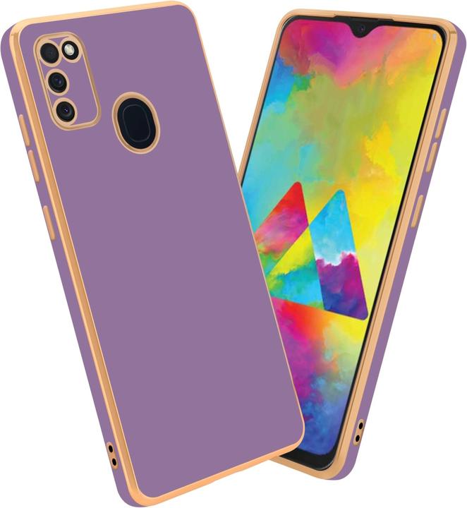 Glossy purple - gold