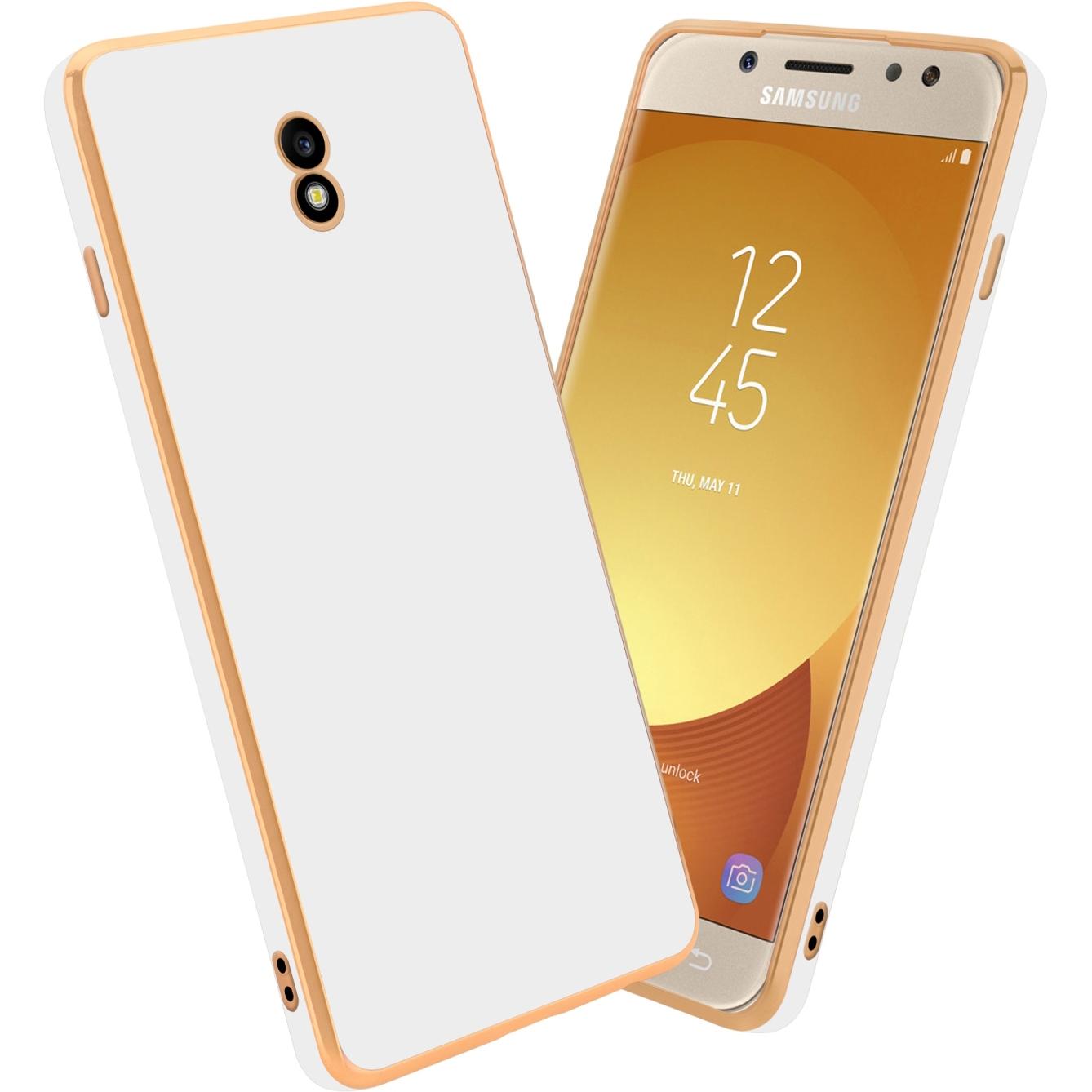 Cadorabo Hülle für Samsung Galaxy J5 2017 im TPU mit Kameraschutz LM130 Style (Samsung Galaxy J5 (2017)), Smartphone Hül...