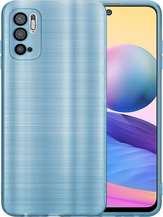 Actual product image Cadorabo Case for Xiaomi RedMi NOTE 10 5G / POCO M3 PRO 5G in TPU Brushed Camera Protector LM160 Style (Xiaomi Poco M3 Pro 5G, Xiaomi Redmi Note 10 5G)