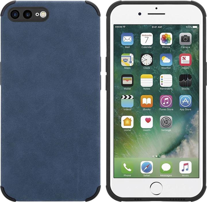 Actual product image Cadorabo Case for Apple iPhone 7 PLUS / 7S PLUS / 8 PLUS in TPU Matt Leather LM161 Style (Apple iPhone 7 Plus, Apple iPhone 7s Plus)