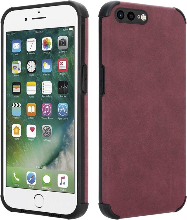 Actual product image Cadorabo Case for Apple iPhone 7 PLUS / 7S PLUS / 8 PLUS in TPU Matt Leather LM161 Style (Apple iPhone 7 Plus, Apple iPhone 7s Plus)