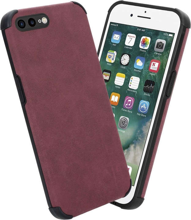 Immagine prodotto Cadorabo Custodia per Apple iPhone 7 PLUS / 7S PLUS / 8 PLUS in pelle opaca TPU Stile LM161 (Apple iPhone 7 Plus, Apple iPhone 7s Plus)