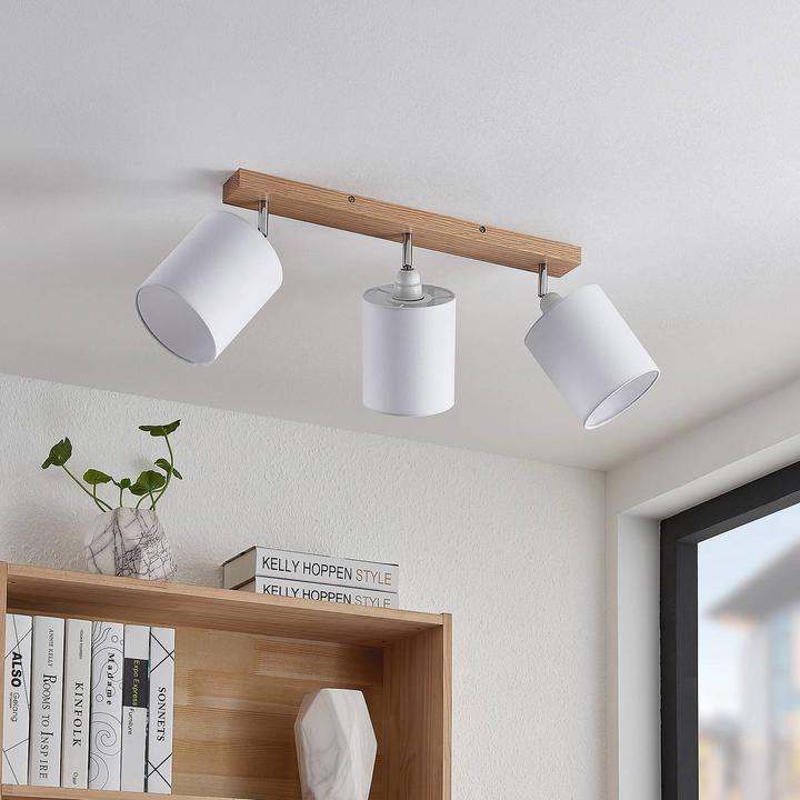 Actual product image Lindby Imarin ceiling spotlight, 3 lights, white (E27)