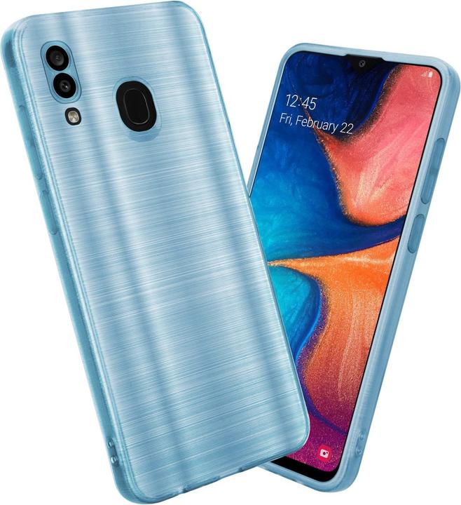 Actual product image Cadorabo Case for Samsung Galaxy A20 / A30 / M10s in TPU Brushed Camera Protector LM160 Style (Samsung Galaxy A20, Samsung Galaxy M10s, TCL A30)