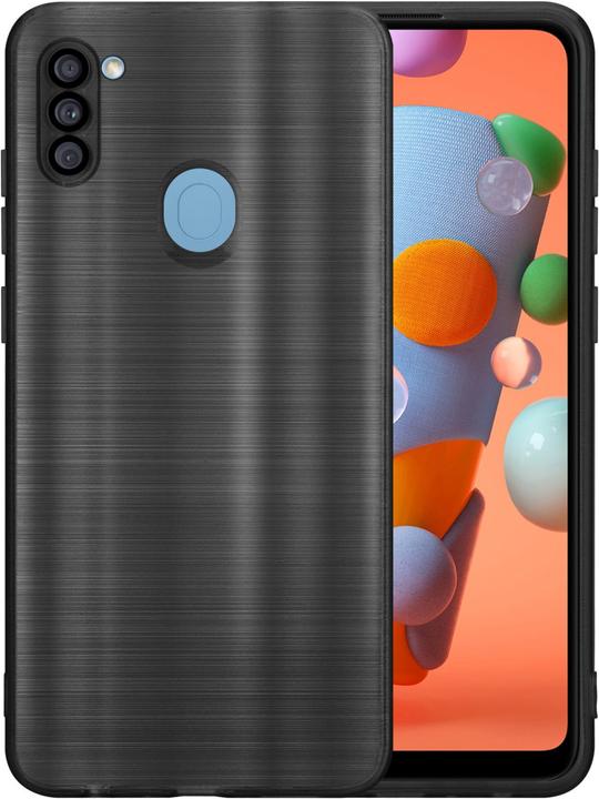 Immagine prodotto Cadorabo Custodia per Samsung Galaxy A11 / M11 in TPU spazzolato con protezione per fotocamera stile LM160 (Samsung Galaxy A11, Samsung Galaxy M11)