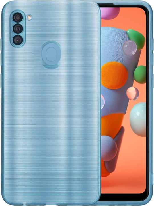 Immagine prodotto Cadorabo Custodia per Samsung Galaxy A11 / M11 in TPU spazzolato con protezione per fotocamera stile LM160 (Samsung Galaxy A11, Samsung Galaxy M11)