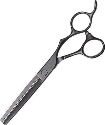 Actual product image Olivia Garden Silkcut PRO 6.0" RH 15.5cm Effiliation Scissors Matt Black (15.50 cm)