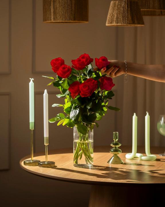 Image du produit feey Roses rouges (Fleurs coupées, 10x)