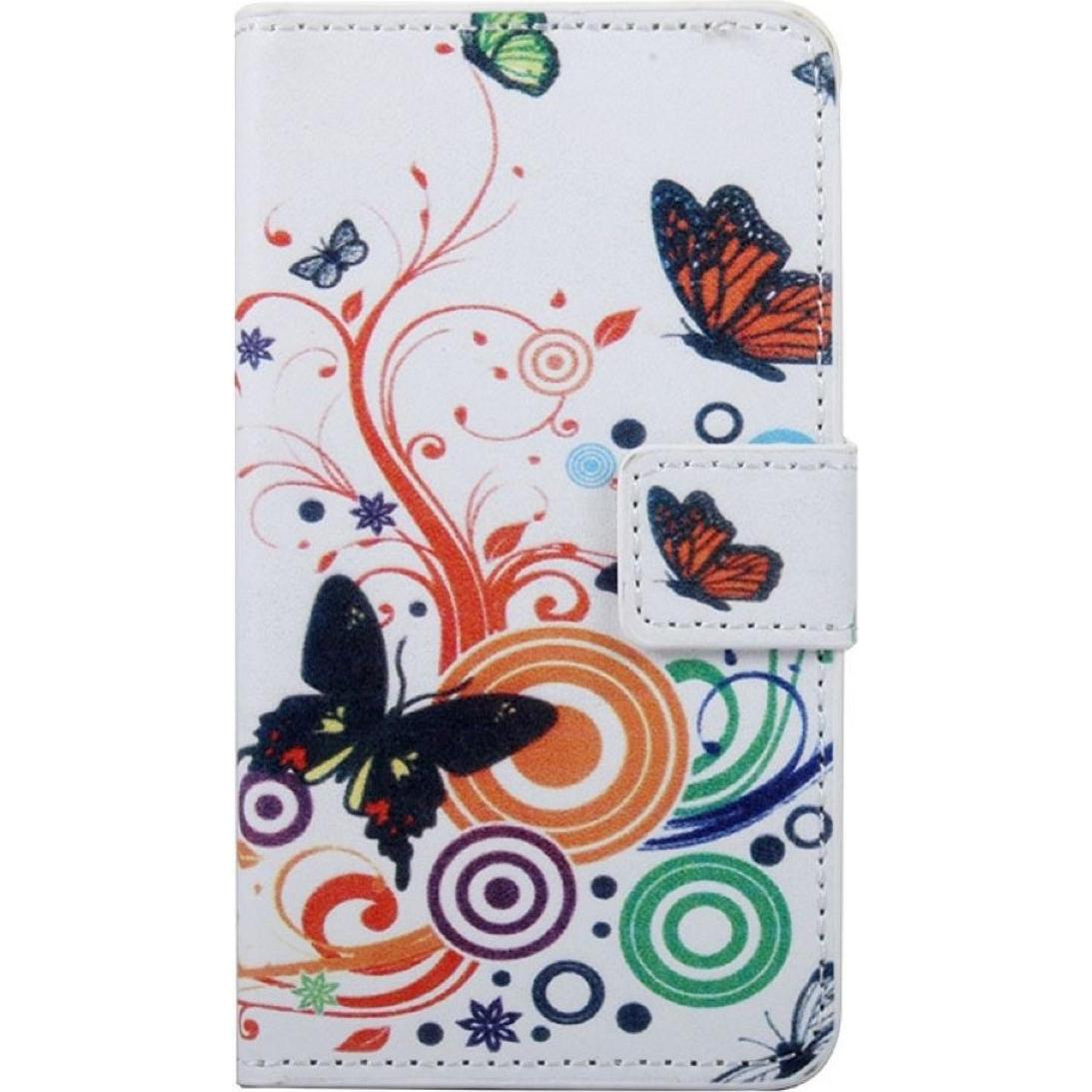König Design Handyhülle Tasche für Handy Microsoft Lumia 950 Schmetterlinge Bunt (Nokia Lumia 950 XL), Smartphone Hülle,...