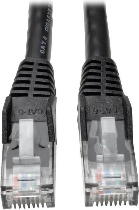 Immagine prodotto Eaton Cavo Ethernet UTP Cat6 Gigabit Snagless Modellato RJ45 M/M Nero 6ft. 1,83m (U/UTP, CAT6, 1.83 m)