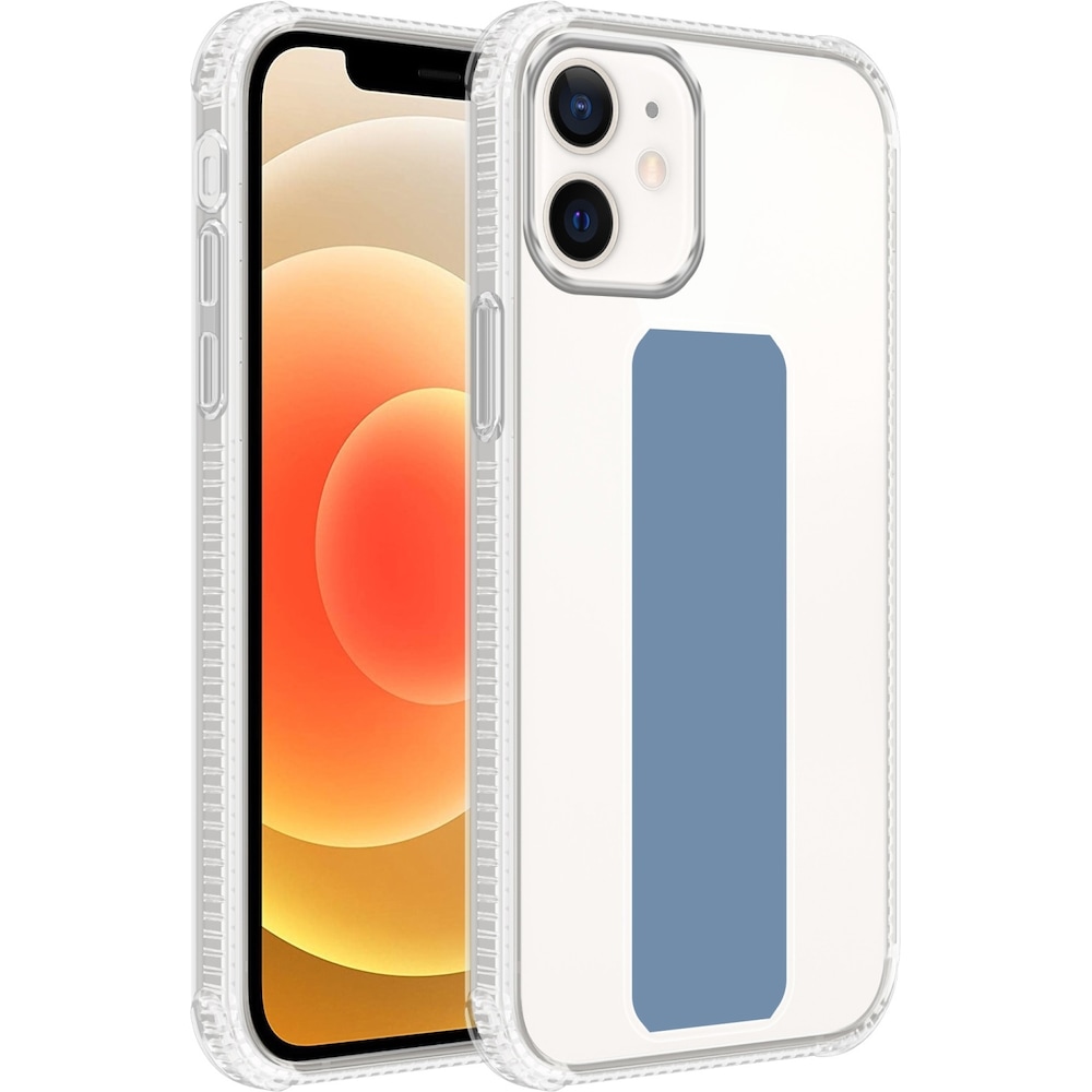 Cadorabo Hülle für Apple iPhone 11 im TPU mit Halterung LM167 Style (Apple iPhone 11), Smartphone Hülle, Blau