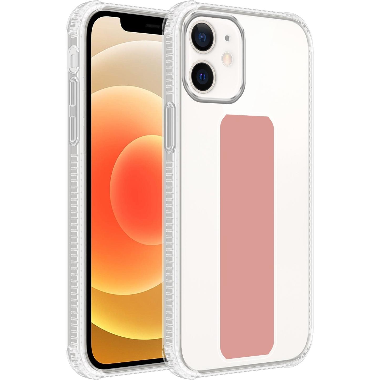 Cadorabo Hülle für Apple iPhone 11 im TPU mit Halterung LM167 Style (Apple iPhone 11), Smartphone Hülle, Rosa